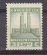 Belgisch Congo 1941 Monument Koning Albert I Te Leopoldstad 5 Fr  1w  (rode Stippen Op Gomzijde)** Mnh (29268) - Ongebruikt