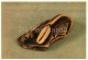 Banana Leaves, Entwined With Rope And Mouse - Ivory - Netsuke - Japanese Art - Unused - Andere & Zonder Classificatie