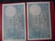 LOT De 2 Billets De 10 Francs MINERVE N° à Suivre Du 26 10 1939 - N°639 Et 640 Alph F. 75587 @ N° Fayette : 7.13 - 10 F 1916-1942 ''Minerve''