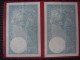 LOT De 2 Billets De 10 Francs MINERVE N° à Suivre Du 26 10 1939 - N°643 Et 644 Alph F. 75587 @ N° Fayette : 7.13 - 10 F 1916-1942 ''Minerve''