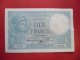 Billet De 10 Francs MINERVE Du 26 10 1939 - N°658 Alph F. 75587 @ N° Fayette : 7.13 - 10 F 1916-1942 ''Minerve''