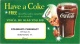 Coca Cola Premium Card Free Coke Colemans Pharmacy Burlington VT Advertisement - Advertising