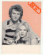 . TOURNEE ETE 73 . JOHNNY  HALLYDAY . Et  SYLVIE VARTAN . - Chanteurs & Musiciens