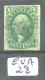 EUA Scott  14 Green Type II YT 7 # - Used Stamps