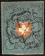 Schweiz RAYON I Zu#15II A1a Typ 20 Zürcher Rosette - 1843-1852 Federale & Kantonnale Postzegels