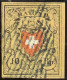 Schweiz RAYON  Zu#16IIc Typ 24 Stein A2 RO Befund - 1843-1852 Federal & Cantonal Stamps