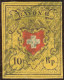 Schweiz RAYON II Zu#16II Typ 1 Stein B.Ro - 1843-1852 Timbres Cantonaux Et  Fédéraux