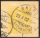Schweiz Sitzende 1882-01-29 Basel Zu#47 A.Bri.stk.Sitzende Faser - Usati