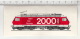 SBB CFF FFS - Re 4/4 IV - Bahn 2000 - Rail 2000 -  Ferrovia 2000 ° Autocollant / Adesivi / Aufkleber / Stickers - Adesivi