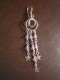 UNE SEULE BOUCLE D´OREILLE Pendante Perles Et Etoiles - Boucles D'oreilles