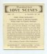 Phillips Vintage Cigarette Card  " FAMOUS LOVE SCENES "  # 10  (MINT CONDITION)   (2 Scans) (013) - Phillips / BDV