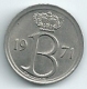 Belgium Belgique Belgie Belgio 25 Cents FR KM#153.1  1971 - 25 Centimes