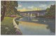 Red River Between Fargo, ND - Moorhead, Minnesota Unused Linen Postcard [17122] - Fargo