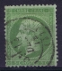 France:  Yvert Nr 15  Used/obl. 1853  Vert Sur Bleu - 1870 Siege Of Paris