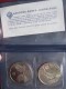 YUGOSLAVIA 2x Coins 10 Dinars 1983 Neretva & 10 Dinars 1983 Sutjeska Offical UNC Set In Folder - Yougoslavie