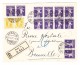Schweiz R-Brief 17.11.1927 Basel14 Nach Belgien Mit #118 (x22) - Lettres & Documents