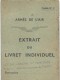 Armée De L´Air / Carte /Extrait DuLivret Individuel / Défense Aérienne Du Territoire/François BOULET/ 1946   OL73 - Luchtvaart