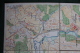 Delcampe - CARTE GEOGRAPHIQUE ENTOILEE - Montpellier , Castelnau, Teyran, Grabels, Lattes, St Jean De Vedas, Pérols.. - Cartes Géographiques