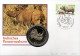 BRD Numisbrief "Indisches Panzernashorn" 1.5.2001 BONN Mit 1$ Eritrea Nashorn (Münze)+110+56Cent 2001 Nashorn - Altri & Non Classificati