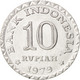 Monnaie, Indonésie, 10 Rupiah, 1979, SUP, Aluminium, KM:44 - Indonésie