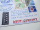 Delcampe - Schulschiff Deutschland 2 Belege. Around The World. Malaysia / Japan. Bundesmarine 1973. Viele Stempel! Interessant - Schiffahrt