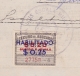 REP-80 CUBA ANTILLES CARIBBEAN HAVANA (LG568) 1938 PALACE OF JUSTICE REVENUE TIMBRE. - Strafport