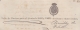 1862-PS-33 CUBA ANTILLES CARIBBEAN SPAIN REVENUE LOCAL SEALLED PAPER 1862-63 ILUSTRES - Timbres-taxe