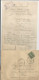 BALLON SARTHE MR GUET SUPPLEANT NOTAIRE LOUIS SENAULT LETTRE ET ENVELOPPE ET 2 MANDATS POSTE PARIS VAUGIRARD ANNEE 1920 - Andere & Zonder Classificatie