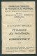 REGLEMENTS OFFICIELS PETANQUE JEU PROVENCAL ET ADMINISTRATIF 1970 - Non Classés