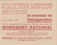 CARNET 8 VIGNETTES POUR LA MAISON DE LA GENDARMERIE ET DE L A GARDE REPUBLICAINE MONUMENT NATIONAL 1946          TDA105 - Blocs & Carnets