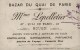 D 76 ROUEN - Carte De Visite - BAZAR Du Quai De Paris - Mme Lepelletier - Cartes De Visite