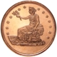 Copper Cobre Cuivre Round 2011 Stati Uniti - Medaglia Da Un Oncia Once In Rame TRADE DOLLAR Proof - Autres & Non Classés