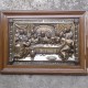 ANCIEN RELIEF CUIVRE REPOUSSE : ULTIMA CENA DE JESUS - Other & Unclassified