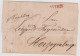 (3839) Austria Stampless Red Strike WIEN-Herzorgenburg 1832 Tax 2 Man "p Berschling" - ...-1850 Prefilatelia