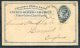 1886 USA New York Customs House Brokers Private Stationery Postcard - Cunard Line Steamship Company Liverpool - ...-1900