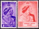 GILBERT & ELLICE 1949 SG #57-58 Compl.set MH Royal Silver Wedding - Îles Gilbert Et Ellice (...-1979)