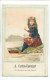 OLLE LEZ CAMBRAI CARDON DUVERGER CHROMO CALENDRIER 1896 PETITE FILLE BARQUE 9,7CM X 15,7CM - Tamaño Pequeño : ...-1900