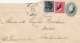 USA 1897 - 2 Cent Ganzsache + 1 + 2 C Zusatzfrankierung Gel.v. USA &gt; Malis Graubünden - Briefe U. Dokumente