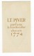 CARTES MUGUET   LT PIVER - Produits De Beauté