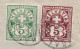 Schweiz Wertziffer 1899-06-12 Murgenthal Brief Wertziffer Zu # 60B + 65B - Oblitérés