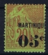Martinique:  Yv Nr  11 MH/* Falz/ Charniere  Signed/ Signé/signiert Thiaude - Ungebraucht