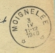 724T Op Brief Aangetekend Met Sterstempel (Relais) * MOIGNELEE * - 1946 -10 %