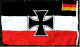 Flagge / Fahne Eisernes Kreuz Mit Kleiner Integrierter Deutschland-Fahne - Material : Polyester - Größe Ca. 150 X 88 Cm - Sonstige & Ohne Zuordnung