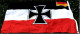 Flagge / Fahne Eisernes Kreuz Mit Kleiner Integrierter Deutschland-Fahne - Material : Polyester - Größe Ca. 150 X 88 Cm - Sonstige & Ohne Zuordnung