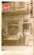 CARTE PHOTO : PARIS 283 RUE SAINT-JACQUES DEVANTURE SALON DE COIFFURE Mr GEORGES COIFFEUR COMMERCE MAGASIN 75005 - Arrondissement: 05