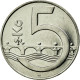 Monnaie, République Tchèque, 5 Korun, 1993, TTB+, Nickel Plated Steel, KM:8 - Tchéquie