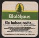 BIERDECKEL / BEER MAT / SOUS-BOCK : Waldhaus - Sous-bocks