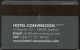 HC - SPAIN ESPAÑA - Madrid - CONVENCIÓN HOTEL KEY CARD - Hotel Keycards