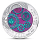 AUSTRIA ÖSTERREICH 25 EURO NIOBIUM SILVER DIE ZEIT TIME CLOCK 2016 - Oostenrijk