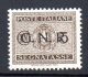 1944 Repubblica Sociale GNR Segnatasse N. 47 Integro MNH** - Taxe